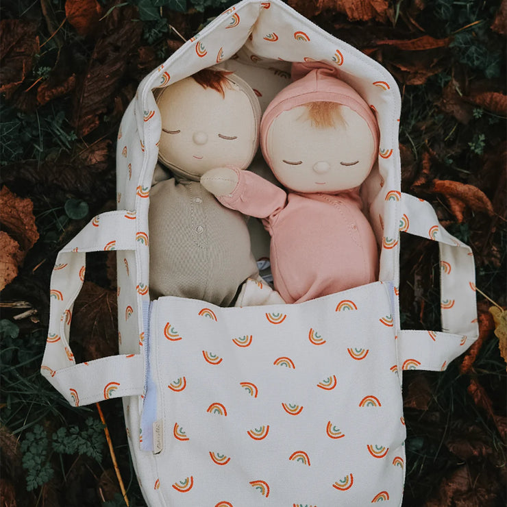 Dinkum Doll Carry Cot - Rainbow