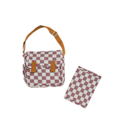 Dinkum Dolls Carrie Convertible Changing Bag -  Plum check