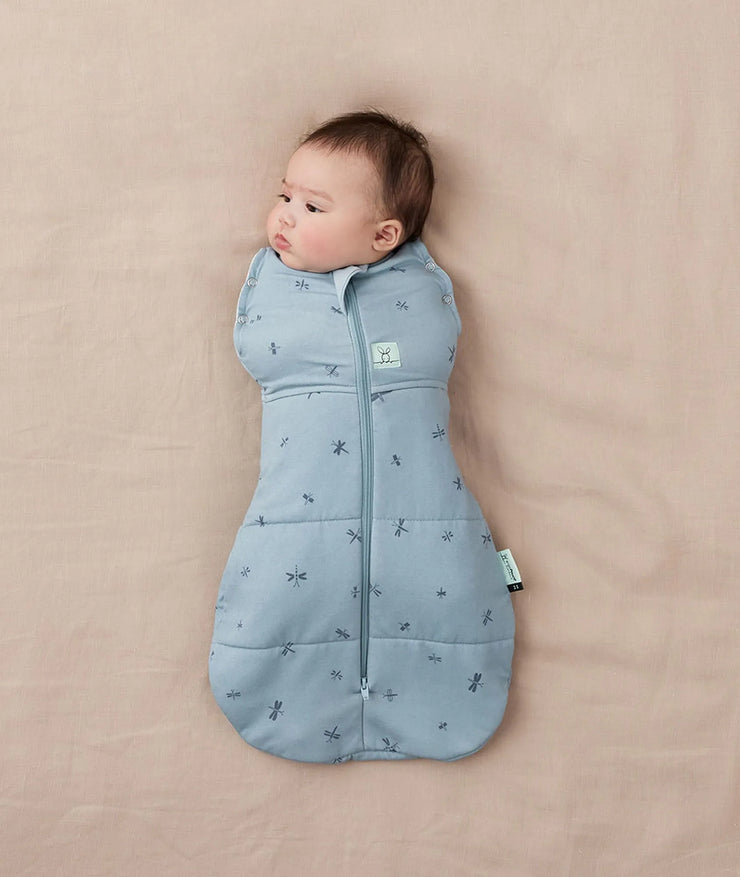 Ergo Pouch - Cocoon Swaddle Bag - Dragonflies - 2.5Tog