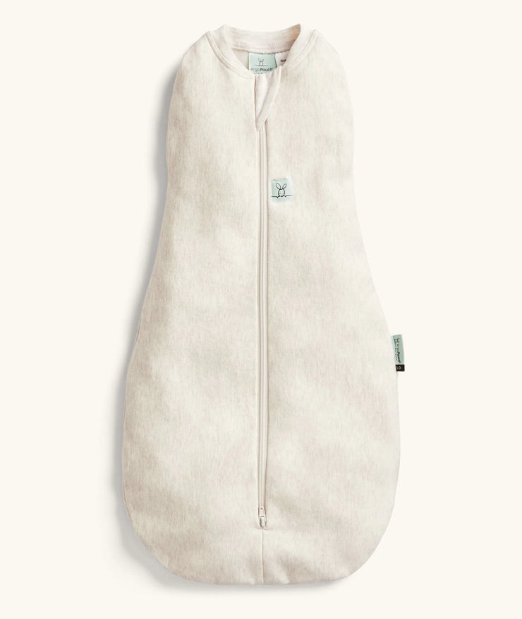 Ergo Pouch - Cocoon Swaddle Bag - Oatmeal Marle - 1Tog