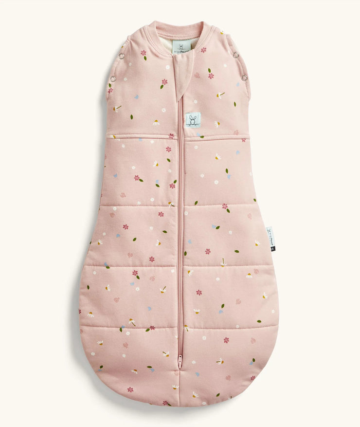 Ergo Pouch - Cocoon Swaddle Bag - Daisies - 2.5Tog