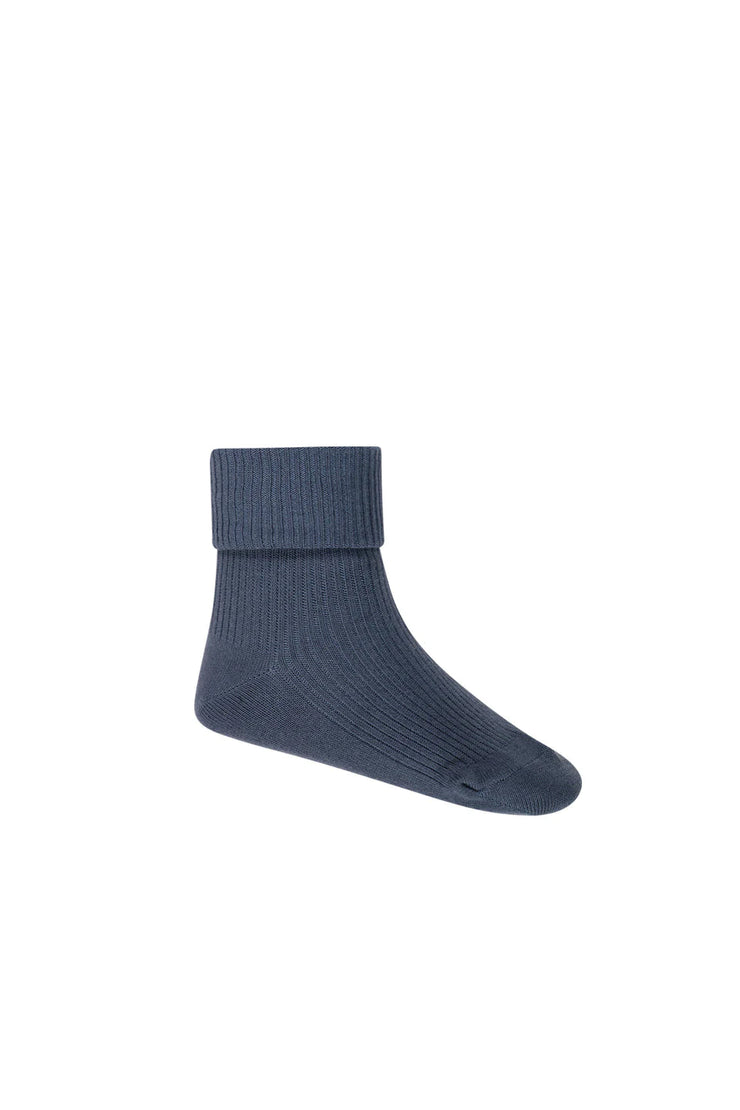Classic Ankle Sock - Stormy Night