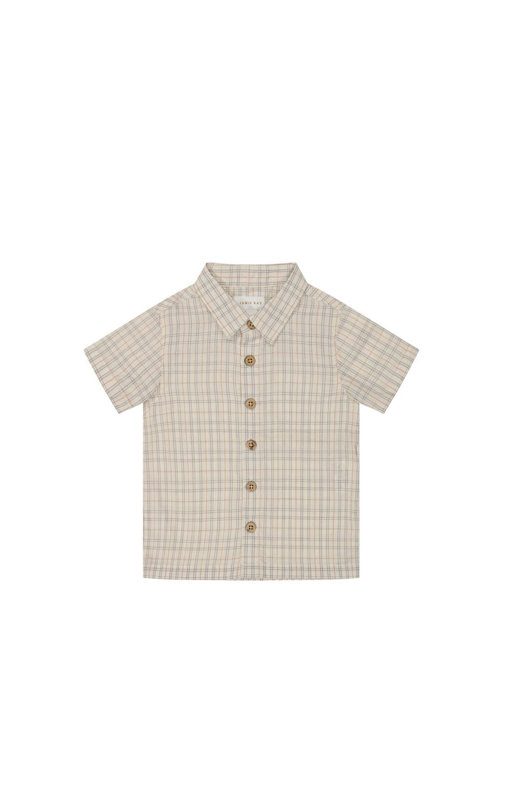 Organic Cotton Quentin Shirt - Billy Check
