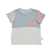 Colour Block Rib T-Shirt