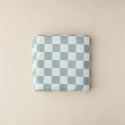 Moss Chequered Swaddle