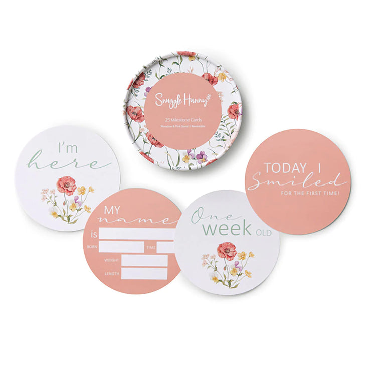 Milestone Cards - Meadow & Pink Sand