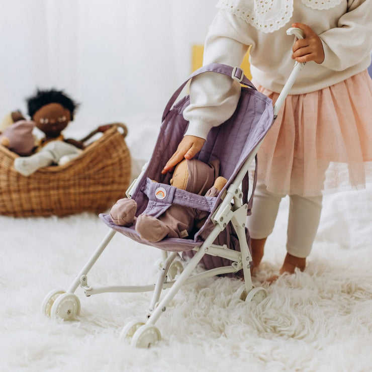 Dinkum Doll Sollie Stroller - Lavendar