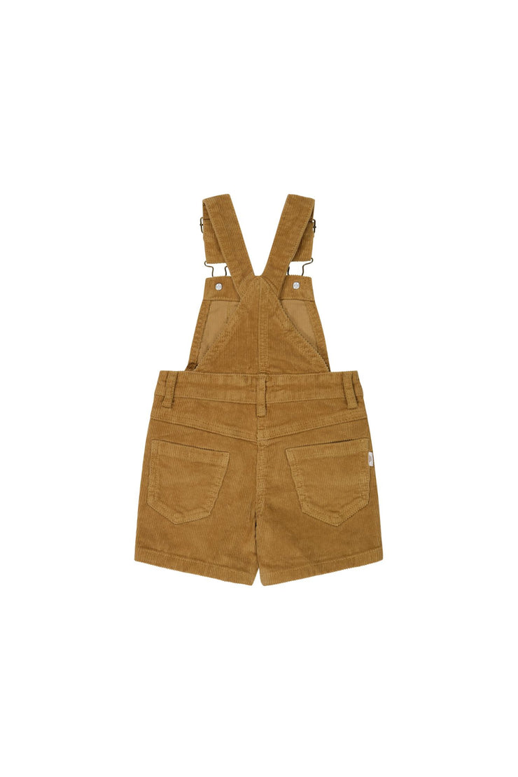 Casey Cord Short Overall - Bronzed