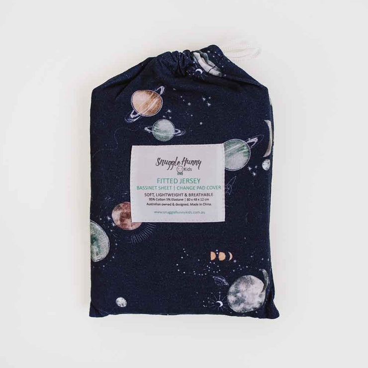 Bassinet Sheet/ Change Pad Cover - Milky Way