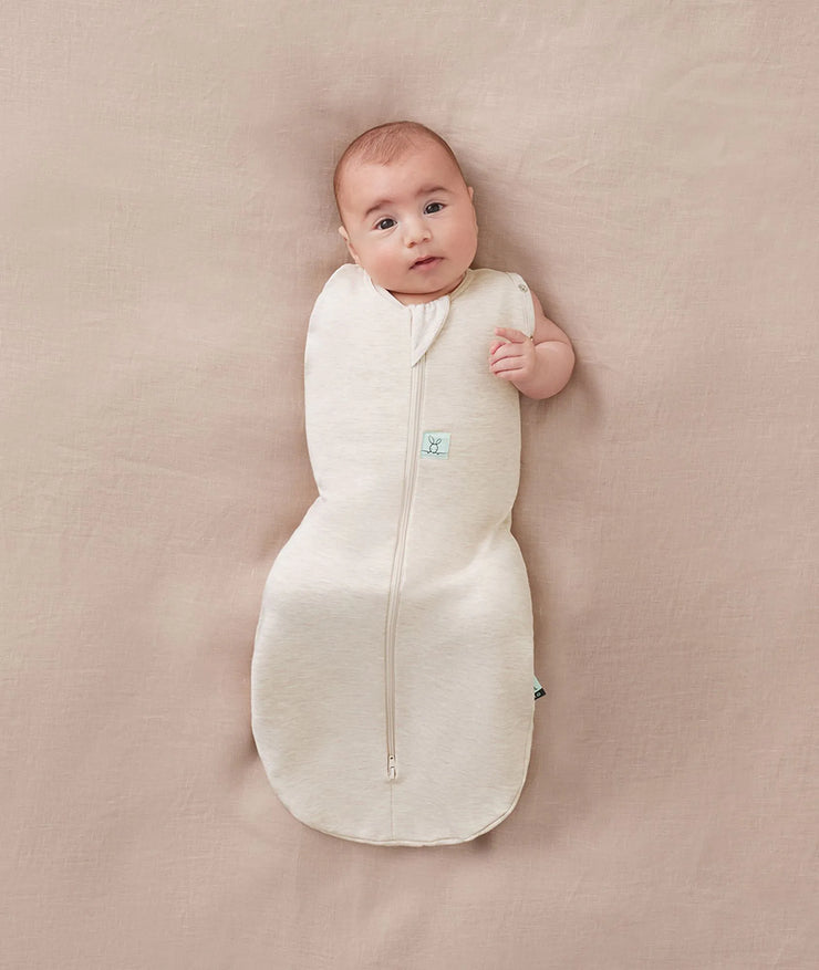 Ergo Pouch - Cocoon Swaddle Bag - Oatmeal Marle - 1Tog