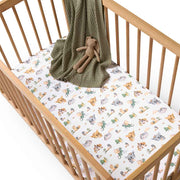 Fitted Cot Sheet - Dragon
