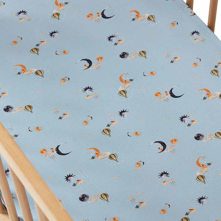 Fitted Cot Sheet - Dream