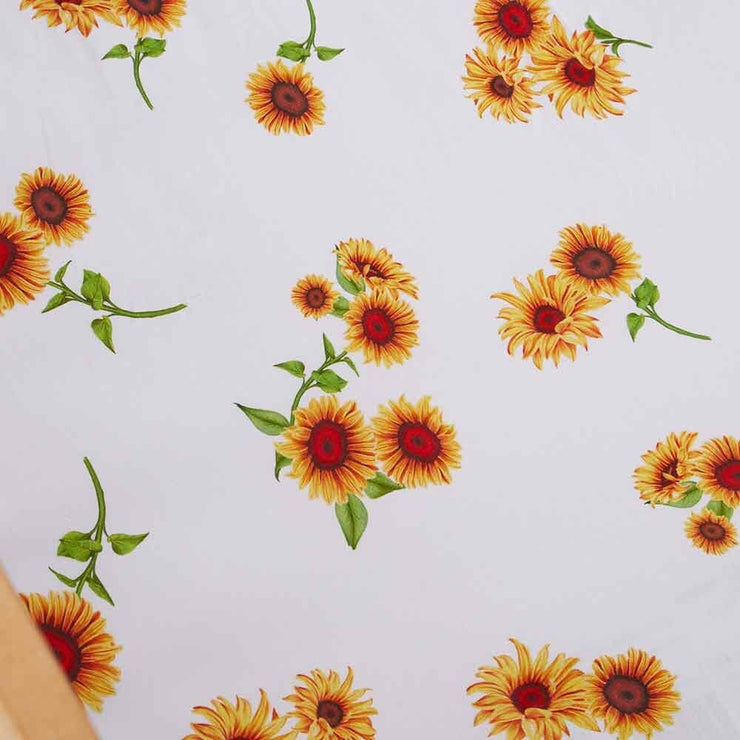 Fitted Cot Sheet - Sunflower
