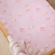 Fitted Cot Sheet - Unicorn