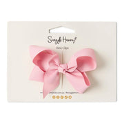 Bow Hair Clip - Dust Pink