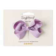 Bow Hair Clip - Lilac