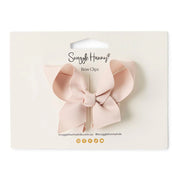 Bow Hair Clip - Nude