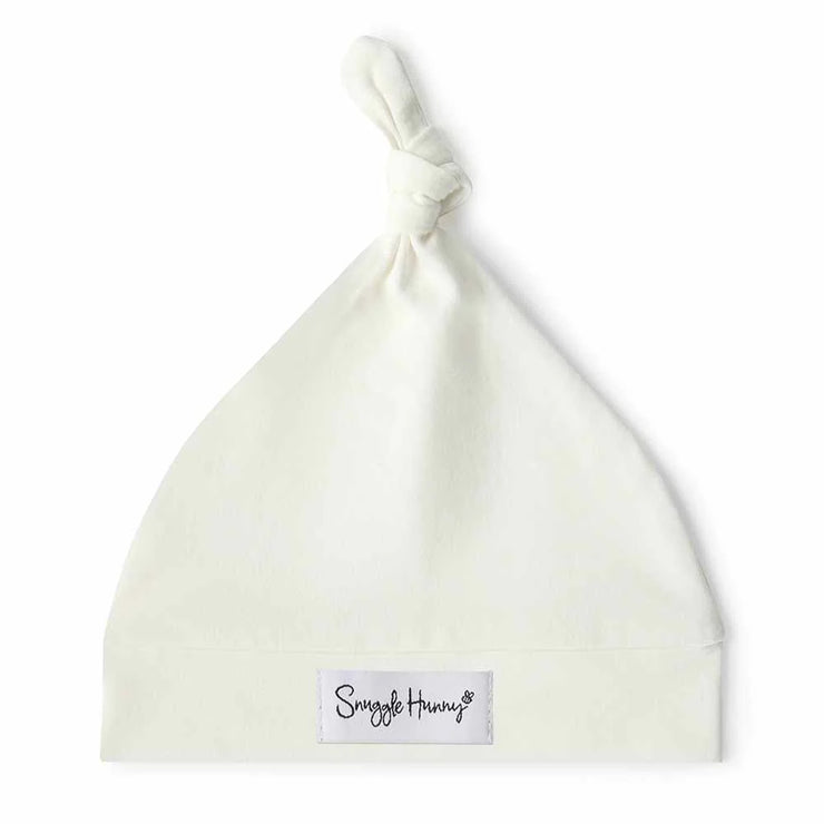 Milk Knotted Beanie