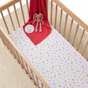 Fitted Cot Sheet - Ladybug