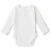 Organic L/Sleeve Bodysuit - Milk