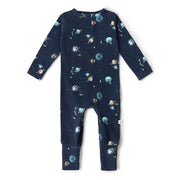 Organic L/Sleeve Growsuit - Milky way