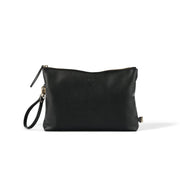 Nappy Changing Pouch - Black Faux Leather