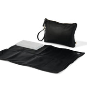 Nappy Changing Pouch - Black Faux Leather