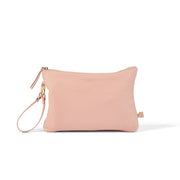 Nappy Changing Pouch - Pink Faux Leather