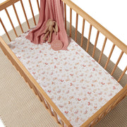 Fitted Cot Sheet - Butterfly