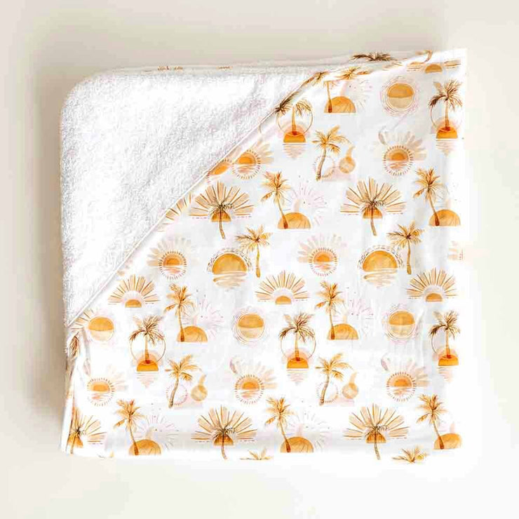 Organic Hooded Baby Towel - Paradise