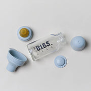 Glass Baby Bottle - 110ml Natural Rubber Latex - Ivory