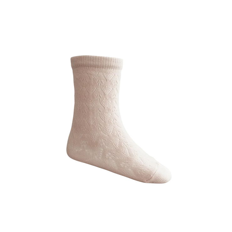 Scallop Weave Knee High Sock - Pillow