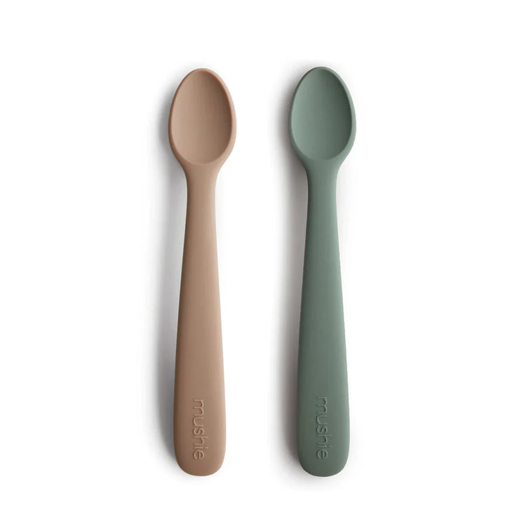 Silicone Feeding Spoon Set - Dried Thyme/Natural