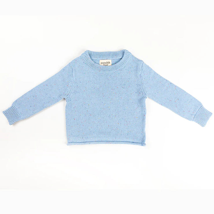 Cotton Speckle Knit Jumper - Mist