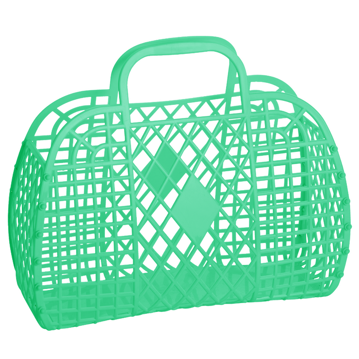 Retro Jelly Basket - Green