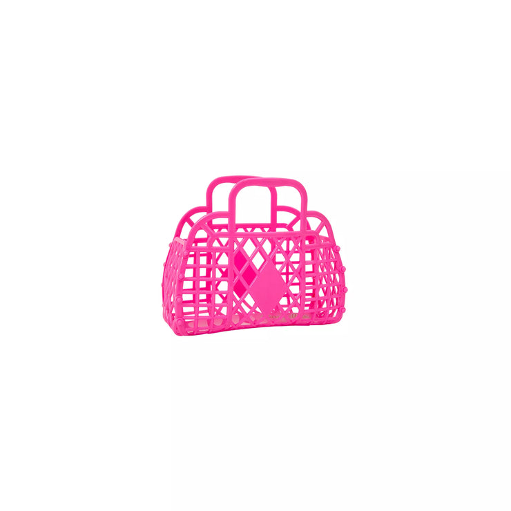 Retro Jelly Basket -Berry Pink