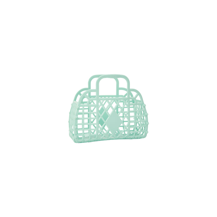 Retro Jelly Basket - Mint