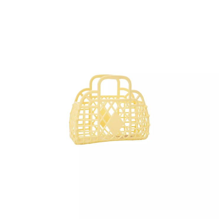 Retro Jelly Basket - Yellow