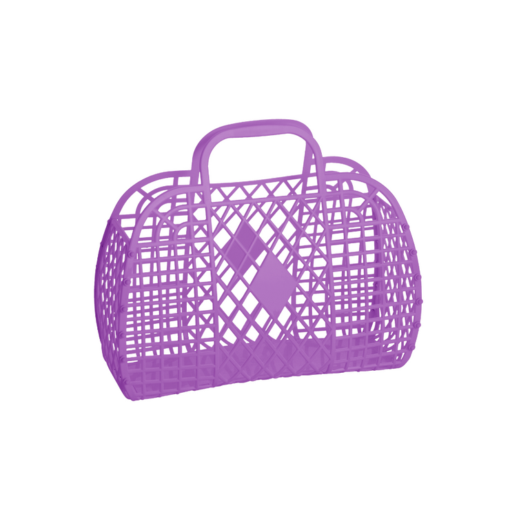 Retro Jelly Basket - Purple