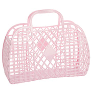 Retro Jelly Basket - Pale Pink