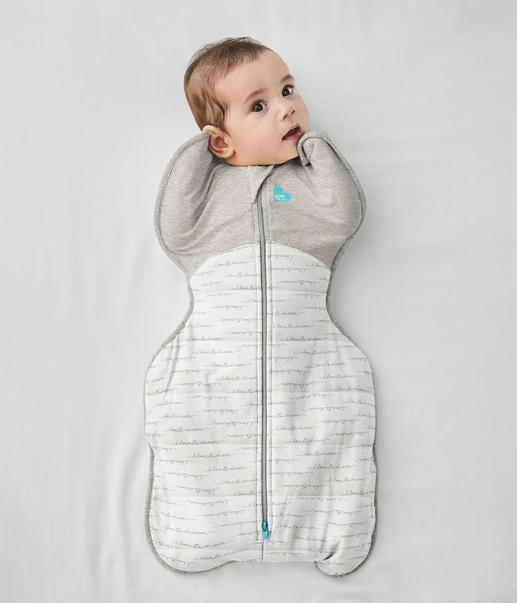 Love to Dream - Swaddle Up Warm 2.5TOG - White Script