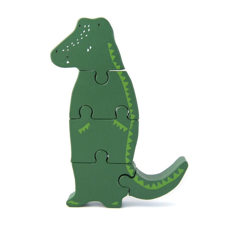 Wooden Animal Puzzle - Crocodile