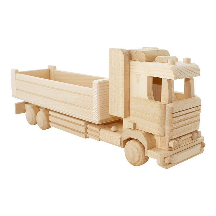 Wooden Large Truck with Tray