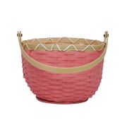 Blossom Basket Small - Raspberry