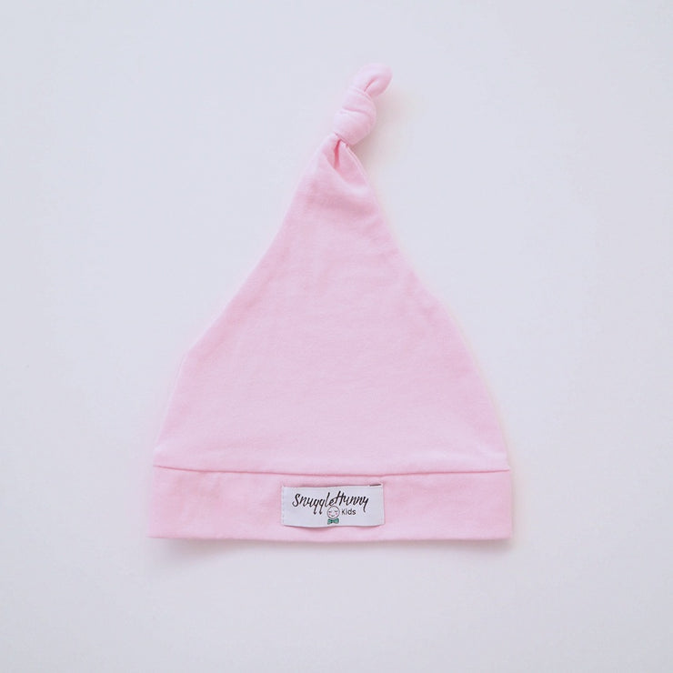 Baby Pink Knotted Beanie
