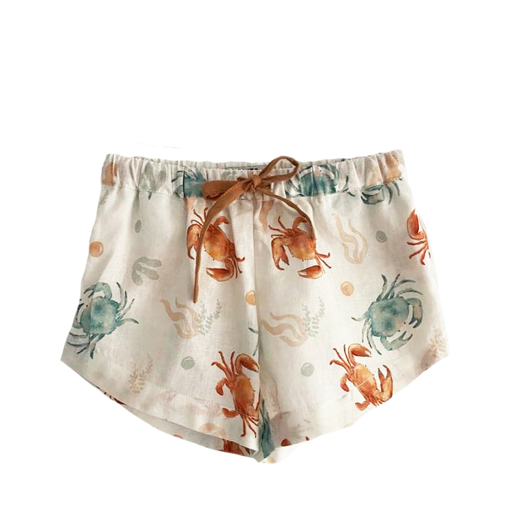 Curved Shorts - Crab